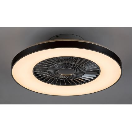 Rabalux - Plafón LED regulable con ventilador LED/40W/230V 3000-6500K + control remoto