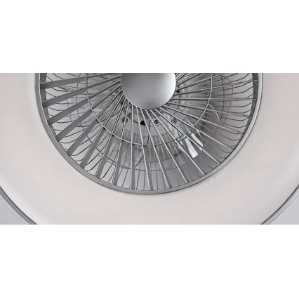 Rabalux - Plafón LED Regulable con ventilador LED/40W/230V + CR 3000-6500K