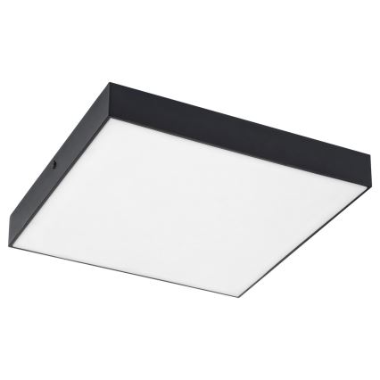 Rabalux - Plafón LED Regulable LED/18W/230V 3000-6000K IP44 negro