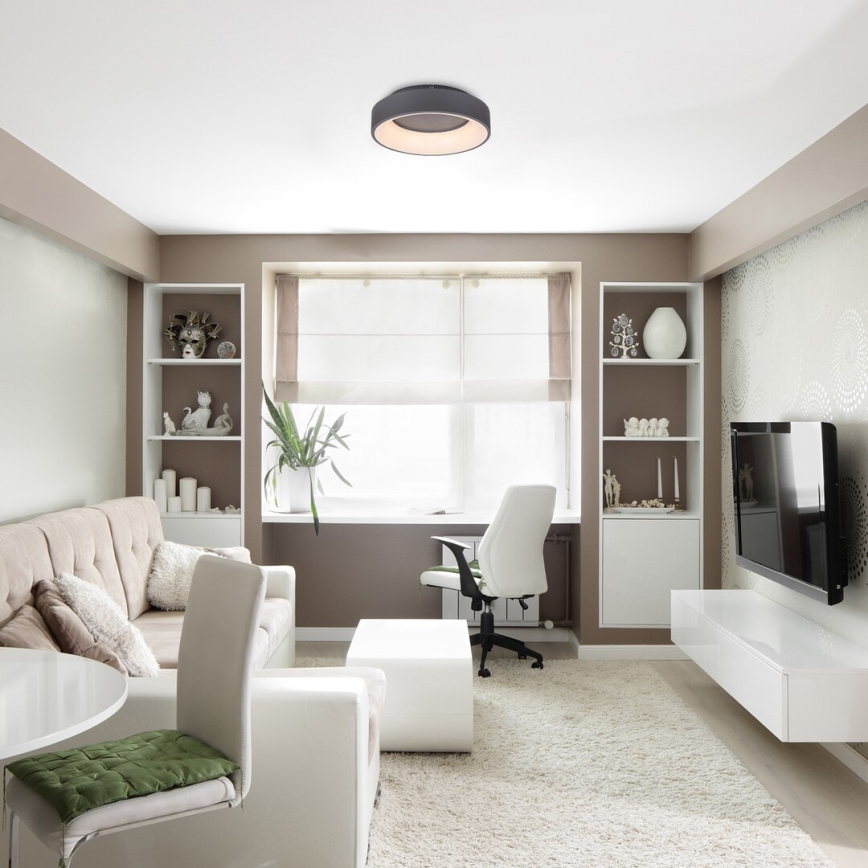 Rabalux - Plafón LED regulable LED/24W/230V redondeado 3000-6000K + control remoto
