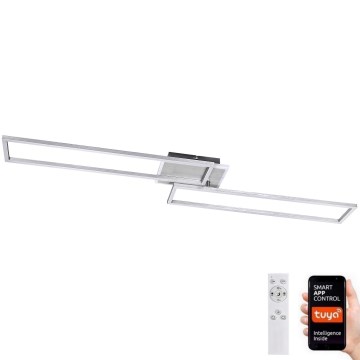 Rabalux - Plafón LED regulable LED/40W/230V 2700-6500K Wi-Fi Tuya cromo mate + control remoto