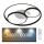 Rabalux - Plafón LED regulable LED/50W/230V 3000-6000K + control remoto