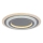 Rabalux - Plafón LED regulable LED/56W/230V 3000/4000/6000K cromo mate + control remoto