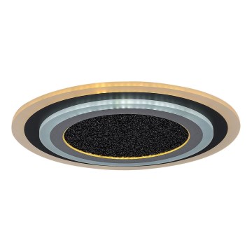 Rabalux - Plafón LED regulable LED/56W/230V 3000/4000/6000K negro + control remoto