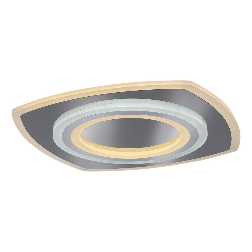 Rabalux - Plafón LED regulable LED/60W/230V 3000/4000/6000K cromo mate + control remoto