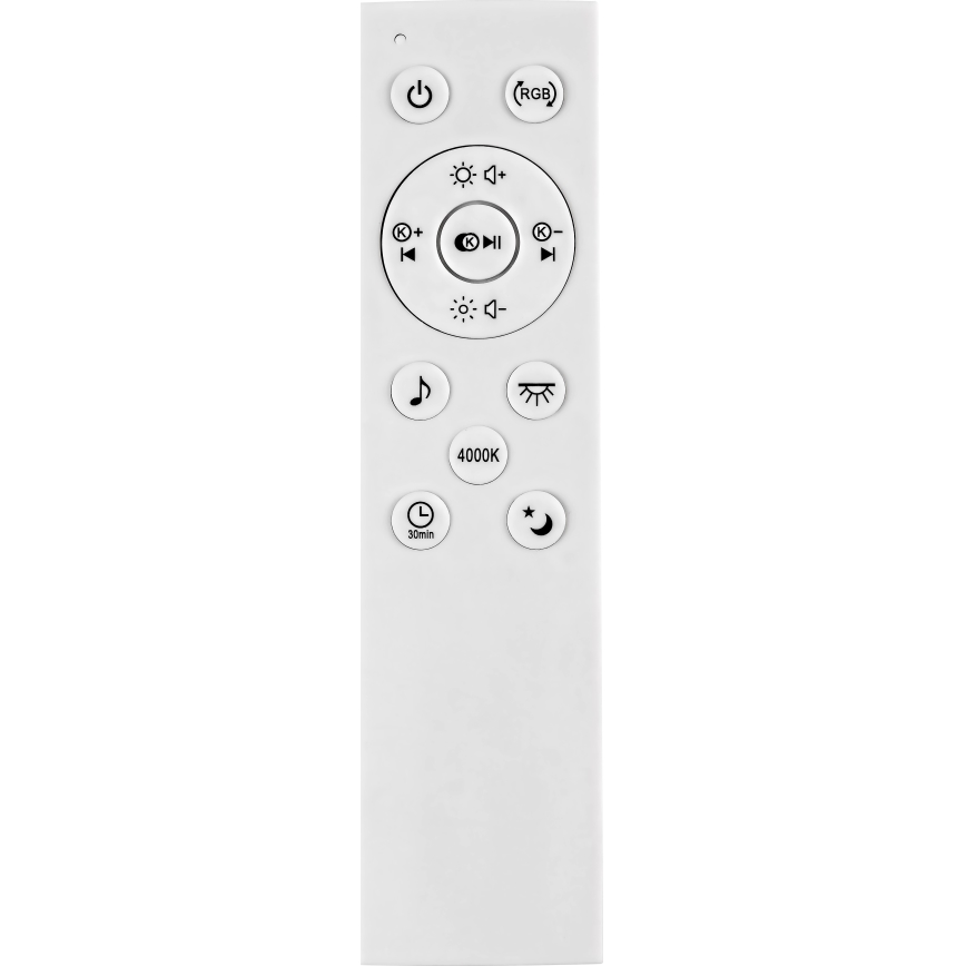 Rabalux - Plafón LED RGB Regulable con altavoz LED/18W/230V + CR 3000-6000K Bluetooth