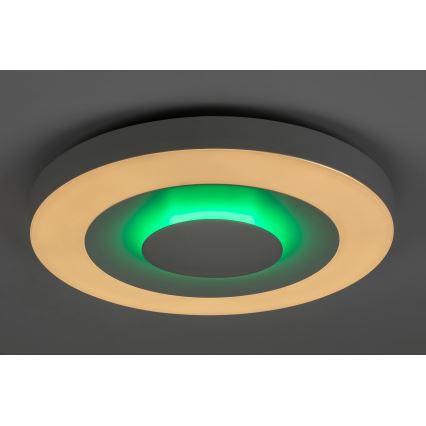 Rabalux - Plafón LED RGB regulable LED/40W/230V 3000-6000K + control remoto