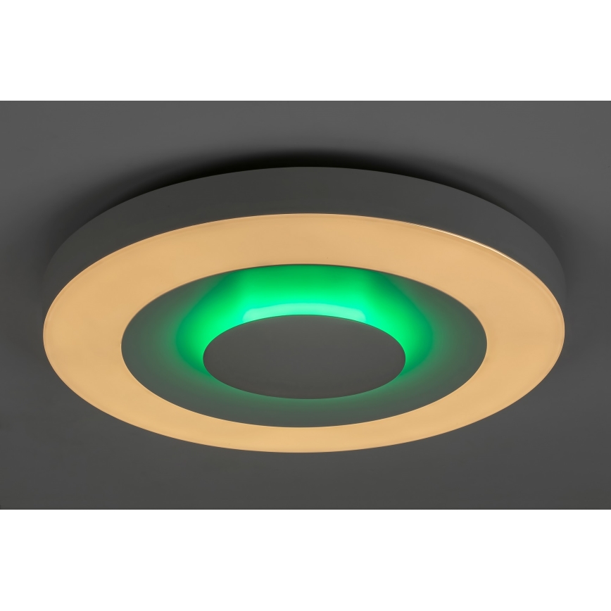 Rabalux - Plafón LED RGB regulable LED/40W/230V 3000-6000K + control remoto