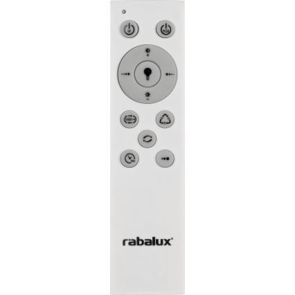 Rabalux - Plafón LED RGB regulable LED/40W/230V 3000-6000K + control remoto