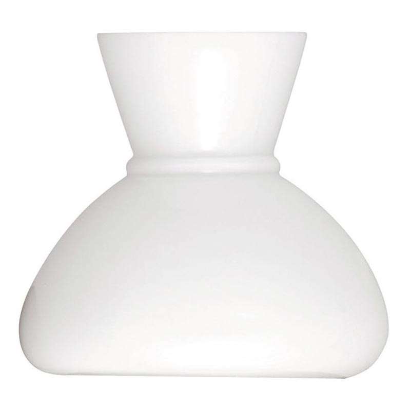 Rabalux - Vidrio de recambio para candelabro, lámpara de mesa y aplique E27 diá. 15 cm blanco