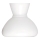 Rabalux - Vidrio de recambio para candelabro, lámpara de mesa y aplique E27 diá. 15 cm blanco