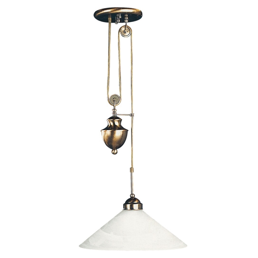 Rabalux - Vidrio de repuesto para lámpara de araña MARIAN E27 diá. 39 cm blanco