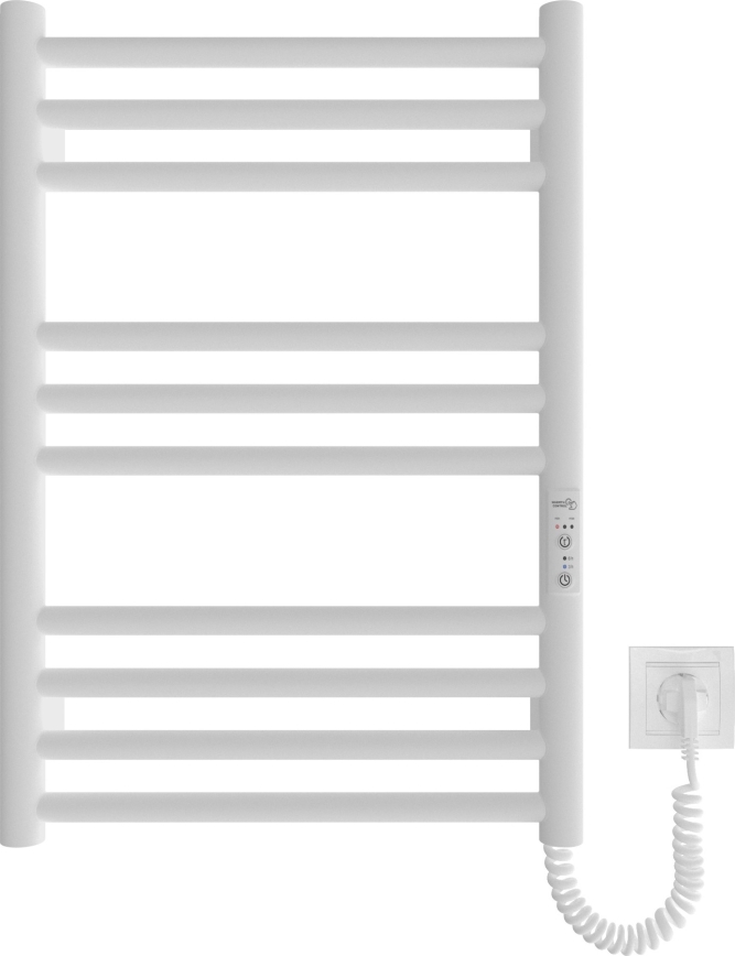 Radiador toallero eléctrico con forma de escalera HF GREENWICH 100W/230V 57x43 cm blanco redondeado