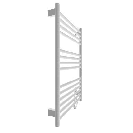 Radiador toallero eléctrico con forma de escalera HF GREENWICH 170W/230V 77x53 cm blanco redondeado