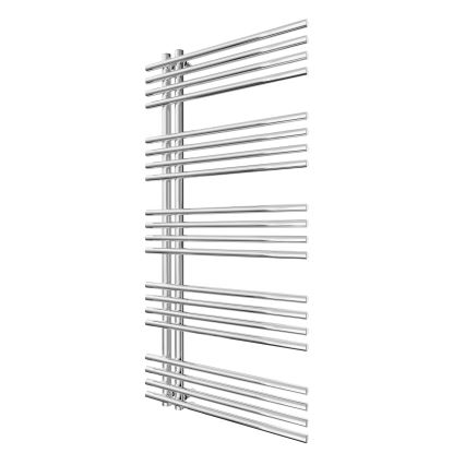 Radiador toallero eléctrico con forma de escalera INOX 368W/230V 109x53 cm acero inoxidable/cromo brillante