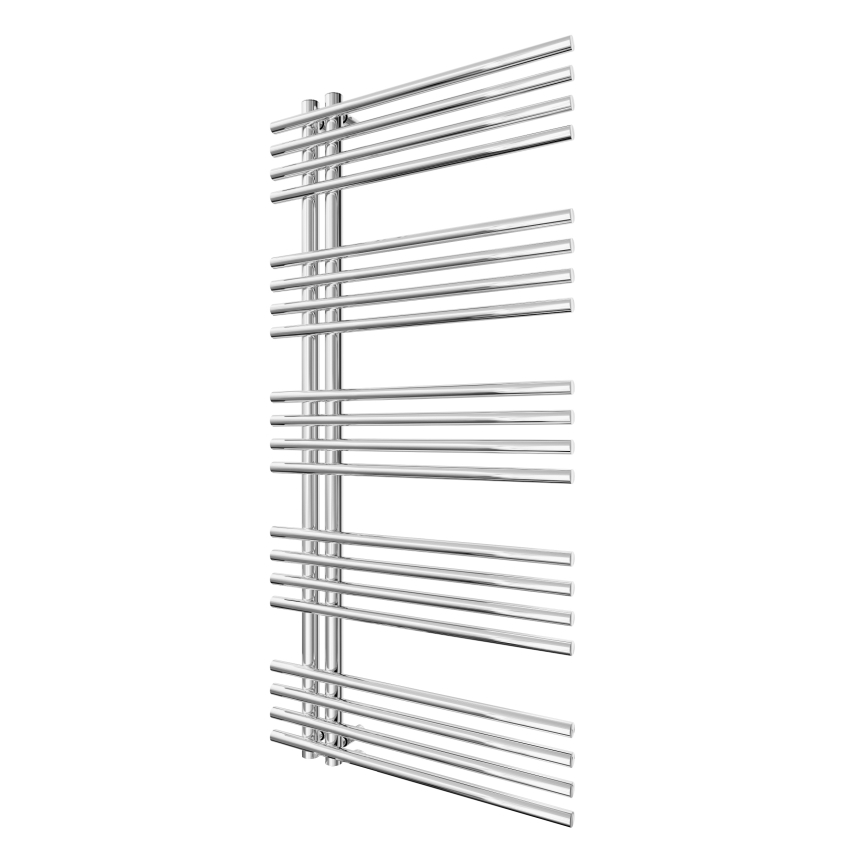 Radiador toallero eléctrico con forma de escalera INOX 368W/230V 109x53 cm acero inoxidable/cromo brillante