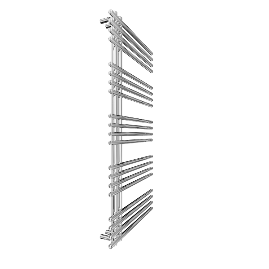Radiador toallero eléctrico con forma de escalera INOX 368W/230V 109x53 cm acero inoxidable/cromo brillante