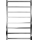 Radiador toallero eléctrico con forma de escalera TOKIO 174W/230V 80x53 cm acero inoxidable/cromo brillante
