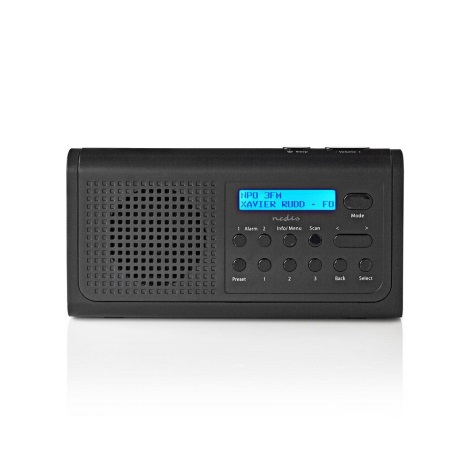 Radio con reloj y alarma 3W/FM/DAB