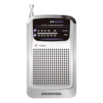 Radio FM/AM de bolsillo 2xAAA