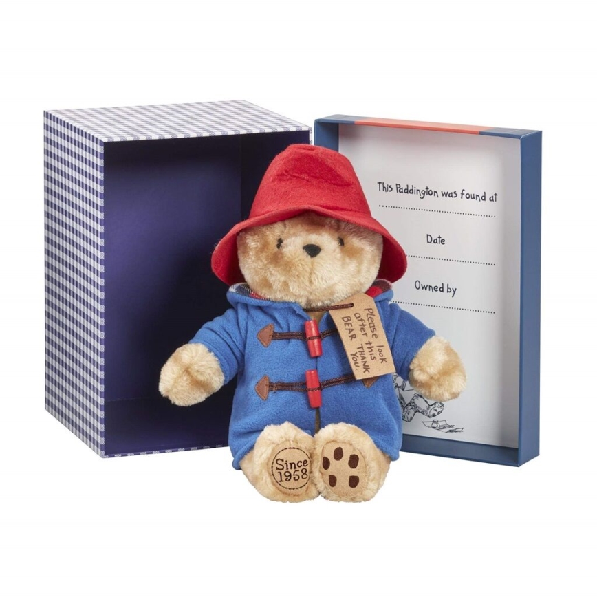 Rainbow - Osito de peluche Paddington en una caja de regalo