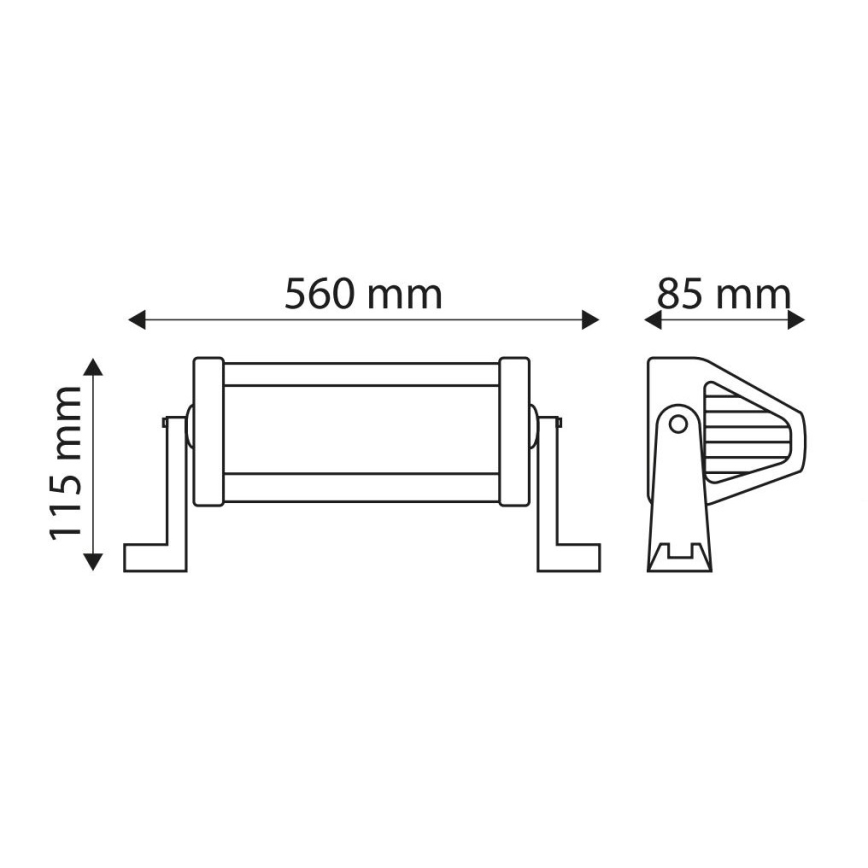Rampa LED para coche LED SLIM LED/120W/10-30V IP67 6000K