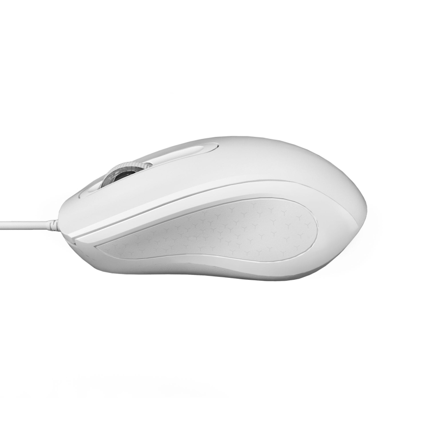 Ratón con cable 1200 DPI blanco