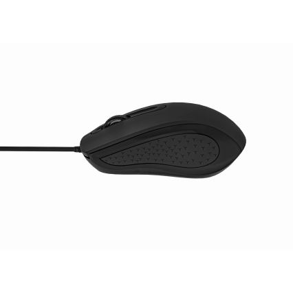 Ratón con cable 1200 DPI negro