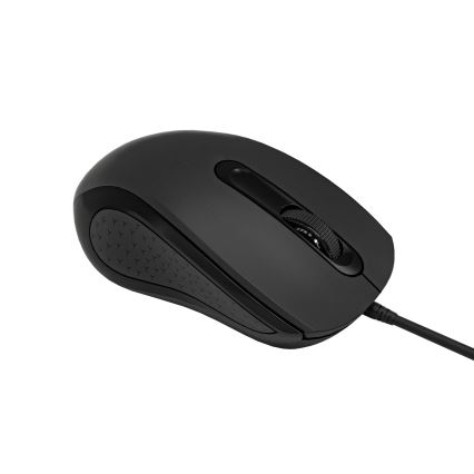 Ratón con cable 1200 DPI negro