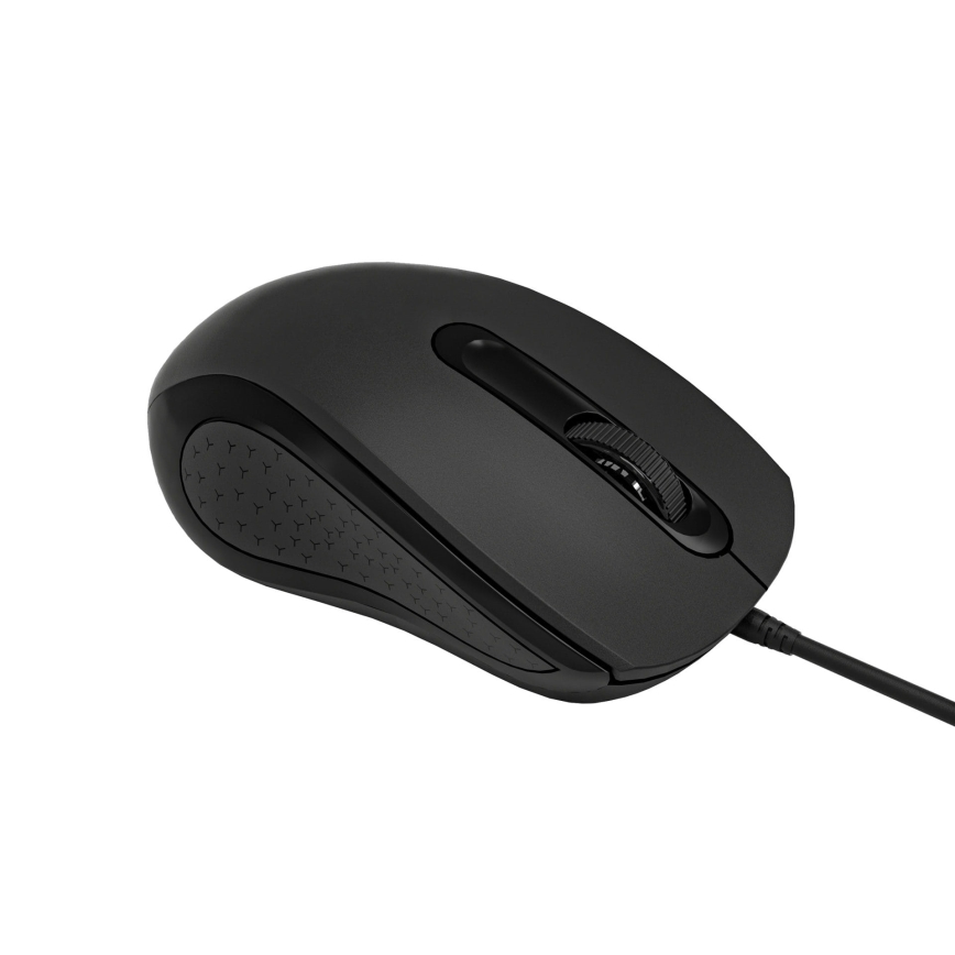 Ratón con cable 1200 DPI negro