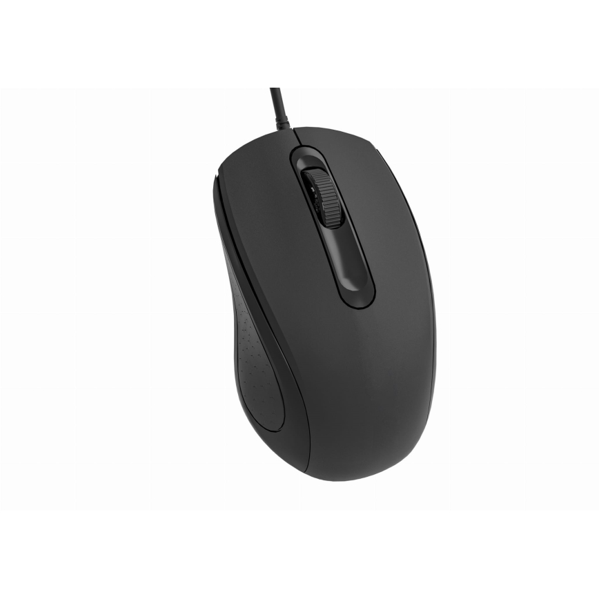 Ratón con cable 1200 DPI USB-C negro