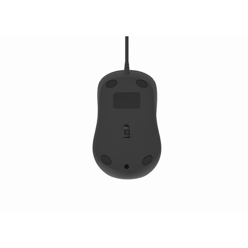 Ratón con cable 1200 DPI USB-C negro
