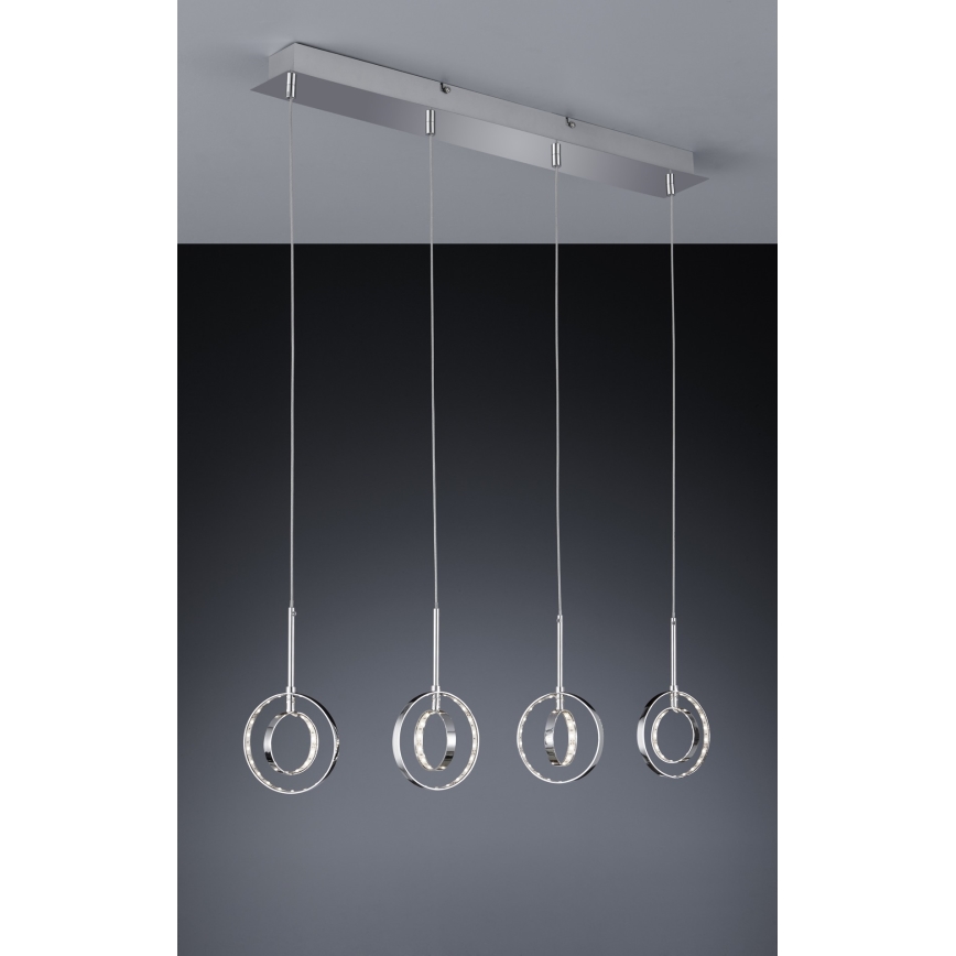 Reality - Lámpara LED colgante PRATER 4xLED/4W/230V