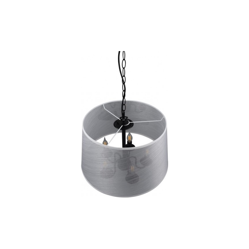 Reality - LED Lámpara colgante con cadena CIMA 5xE14/40W/230V gris