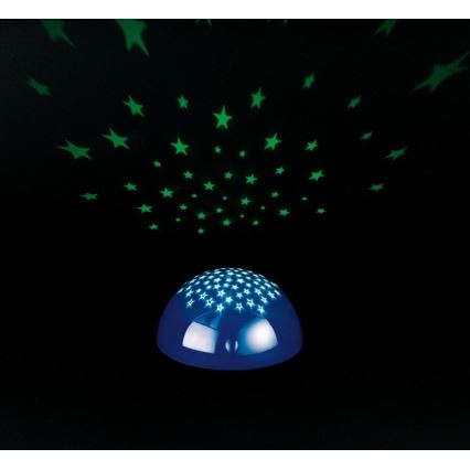 Reality - Proyector LED táctil SIRIUS LED/0,5W/3xAA azul