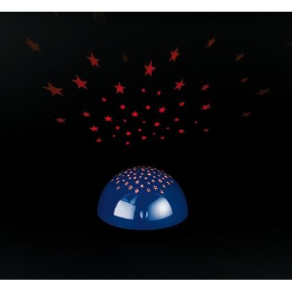 Reality - Proyector LED táctil SIRIUS LED/0,5W/3xAA azul