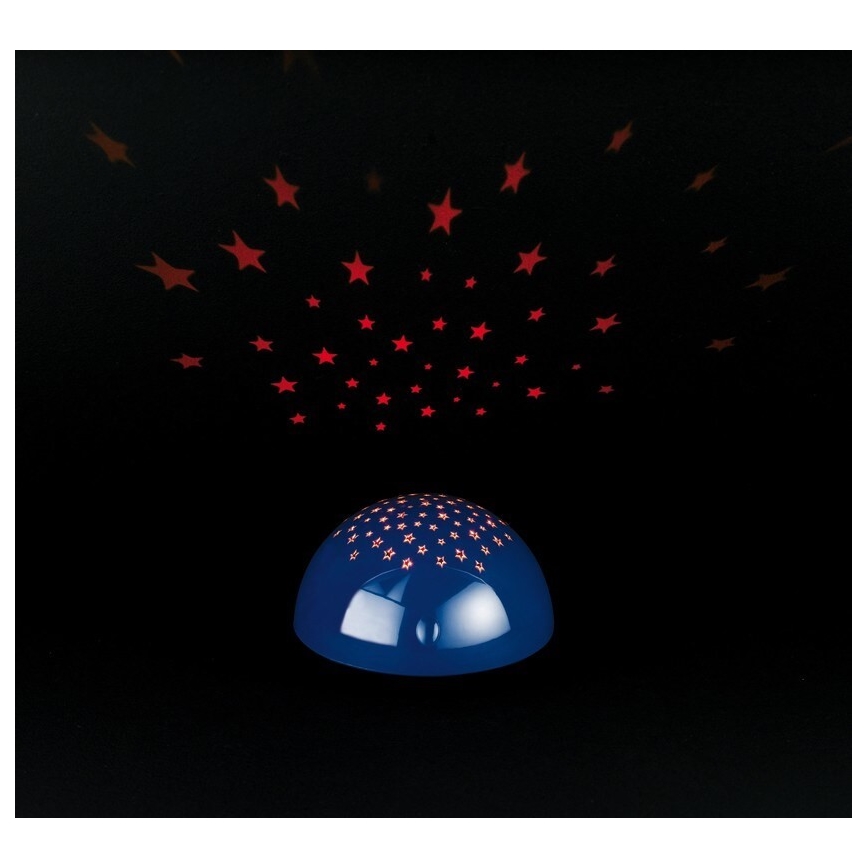 Reality - Proyector LED táctil SIRIUS LED/0,5W/3xAA azul