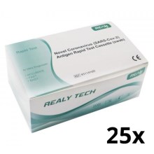 RealyTech - Antígeno COVID-19 Prueba rápida (hisopo) - de la nariz 25pcs