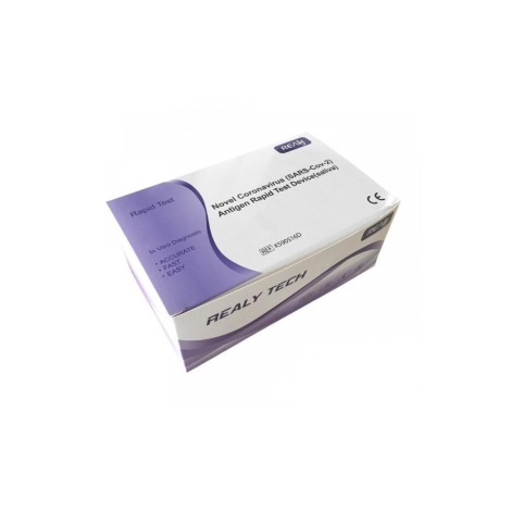RealyTech - Prueba rápida antigénica COVID-19 (saliva) de saliva 20 piezas
