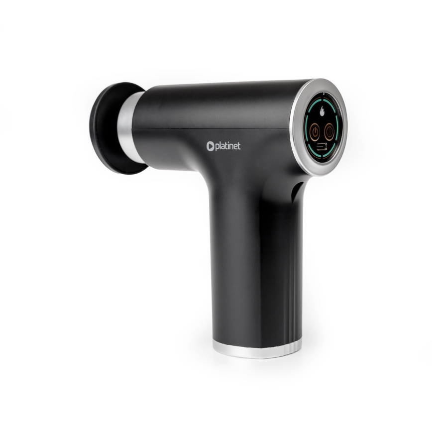 Recargable massage gun con 9 heads 25W/5V 1200 mAh
