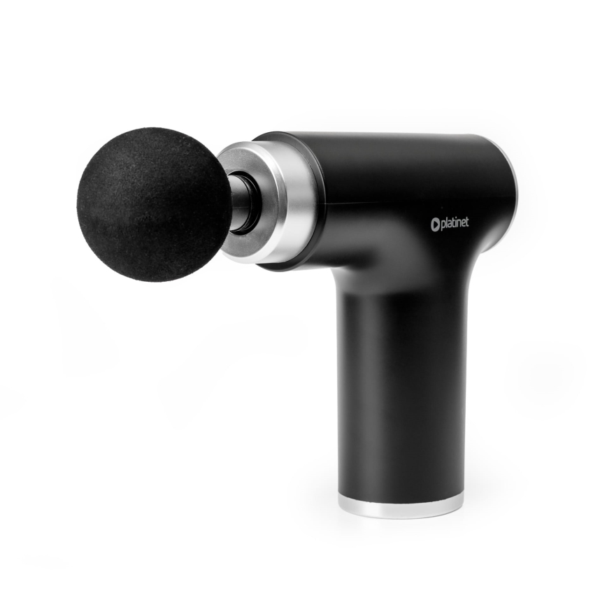 Recargable massage gun con 9 heads 25W/5V 1200 mAh