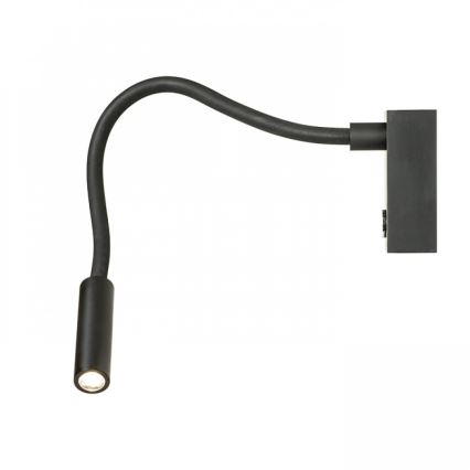 RED - Design Rendl - R10541 - Lámpara LED flexible AIM LED/3W/230V negro