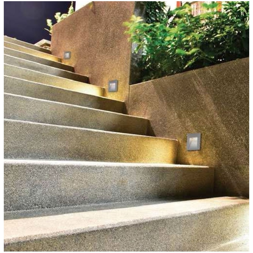 RED - Design Rendl - R12015 - Lámpara LED empotrable de exterior TESS LED/3W/230V IP54 antracita