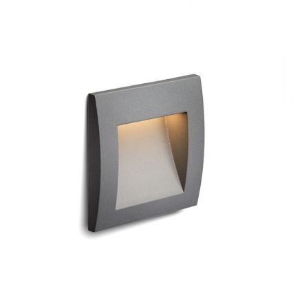 RED - Design Rendl - R12534 - Lámpara empotrable de exterior GORDIQ LED/1,5W/230V IP65