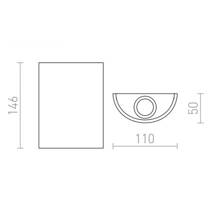 RED - Design Rendl - R12592 - Aplique LED DAFFY LED/6W/230V blanco