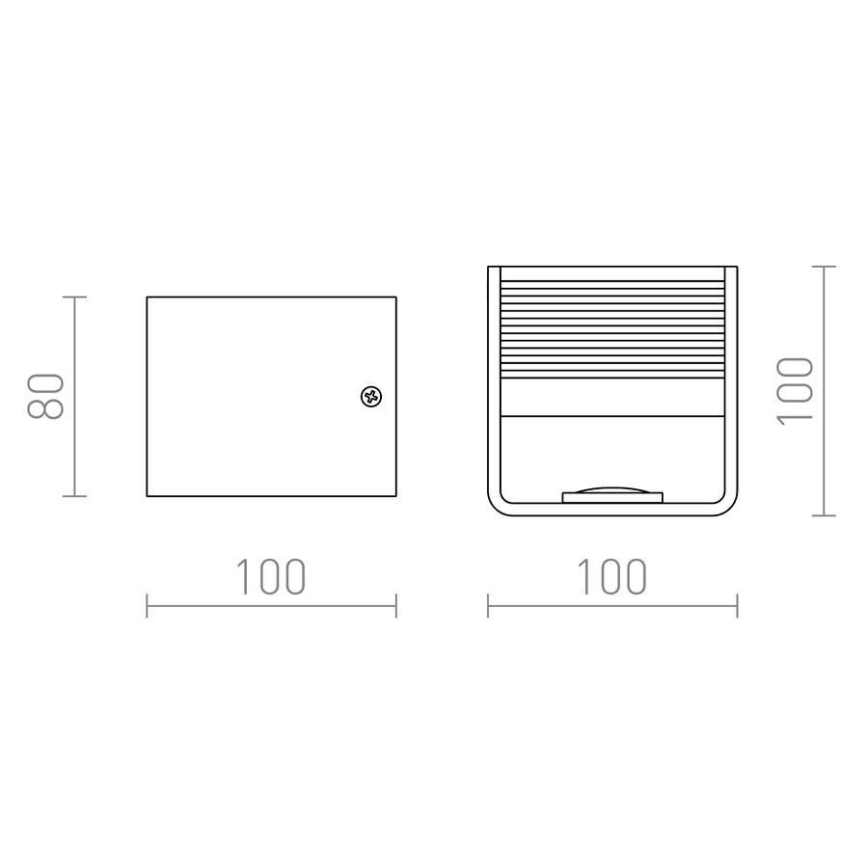 RED - Design Rendl - R12598 - Aplique LED ONYX LED/5W/230V blanco
