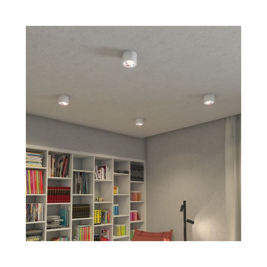ROJO - Design Rendl - R12633 - Foco LED regulable KELLY LED/15W/230V blanco