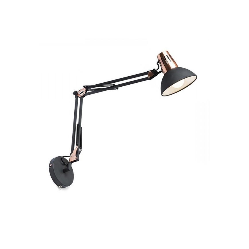 RED - Design Rendl - R12651 - Aplique ANTE 1xE27/28W/230V negro