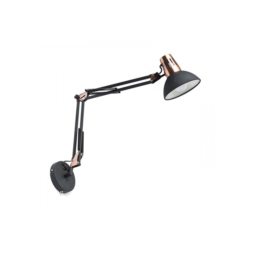 RED - Design Rendl - R12651 - Aplique ANTE 1xE27/28W/230V negro