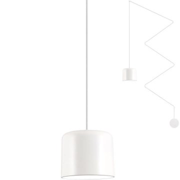 Redo 01-1821 - Lámpara colgante DODO 1xE27/15W/230V araña blanco